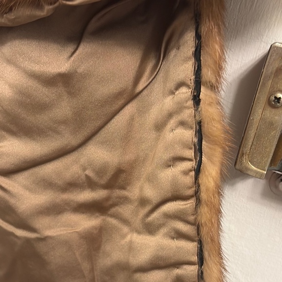 Vintage Gimbel Brothers Brown Fur Jacket Sz M - Picture 6 of 10